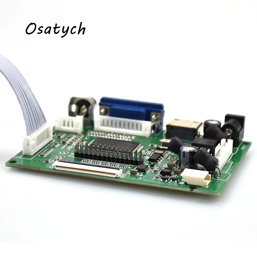 9 Inch for Raspberry Pi 3 LCD Display Screen Matrix TFT Monitor AT090TN12 with HDMI VGA AV Input Driver Board Controller