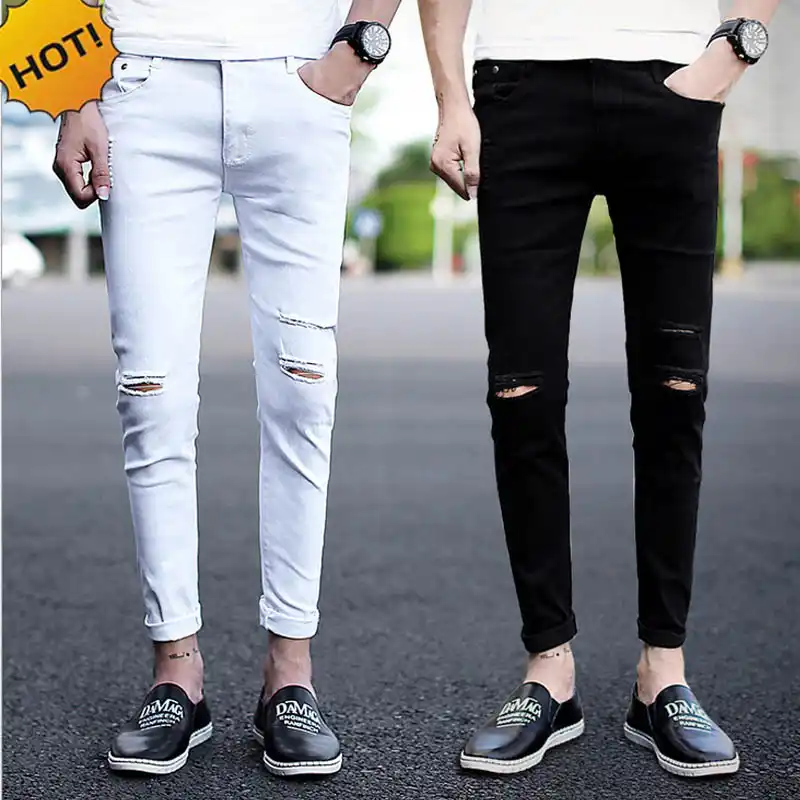 ankle length black jeans for mens