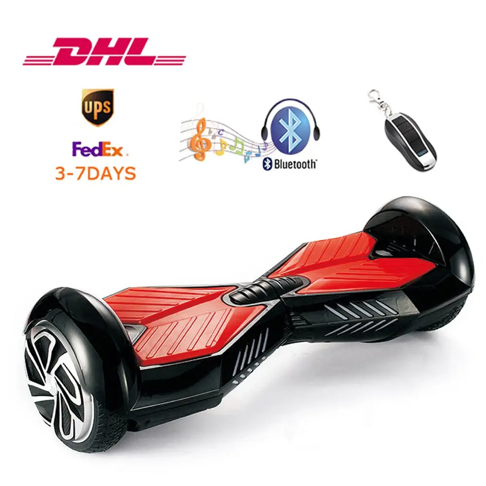 Hot sale! Two Wheel Self Balance Electric Scooter Bluetooth+ Led +Remote Smart Hoverboard with UL2272 3-8 days of delivery