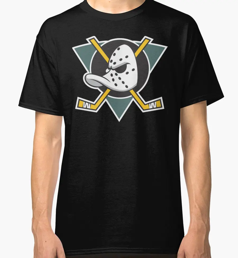 Summer new strong ducks NHL Hockeyer union men black t shirt clothing