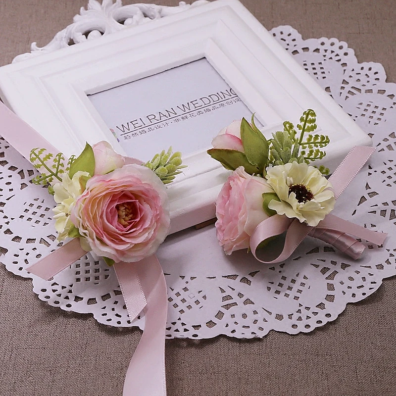 WeddingBobDIY бутоньерка для жениха Мужские бутоны с отверстиями оформления детской