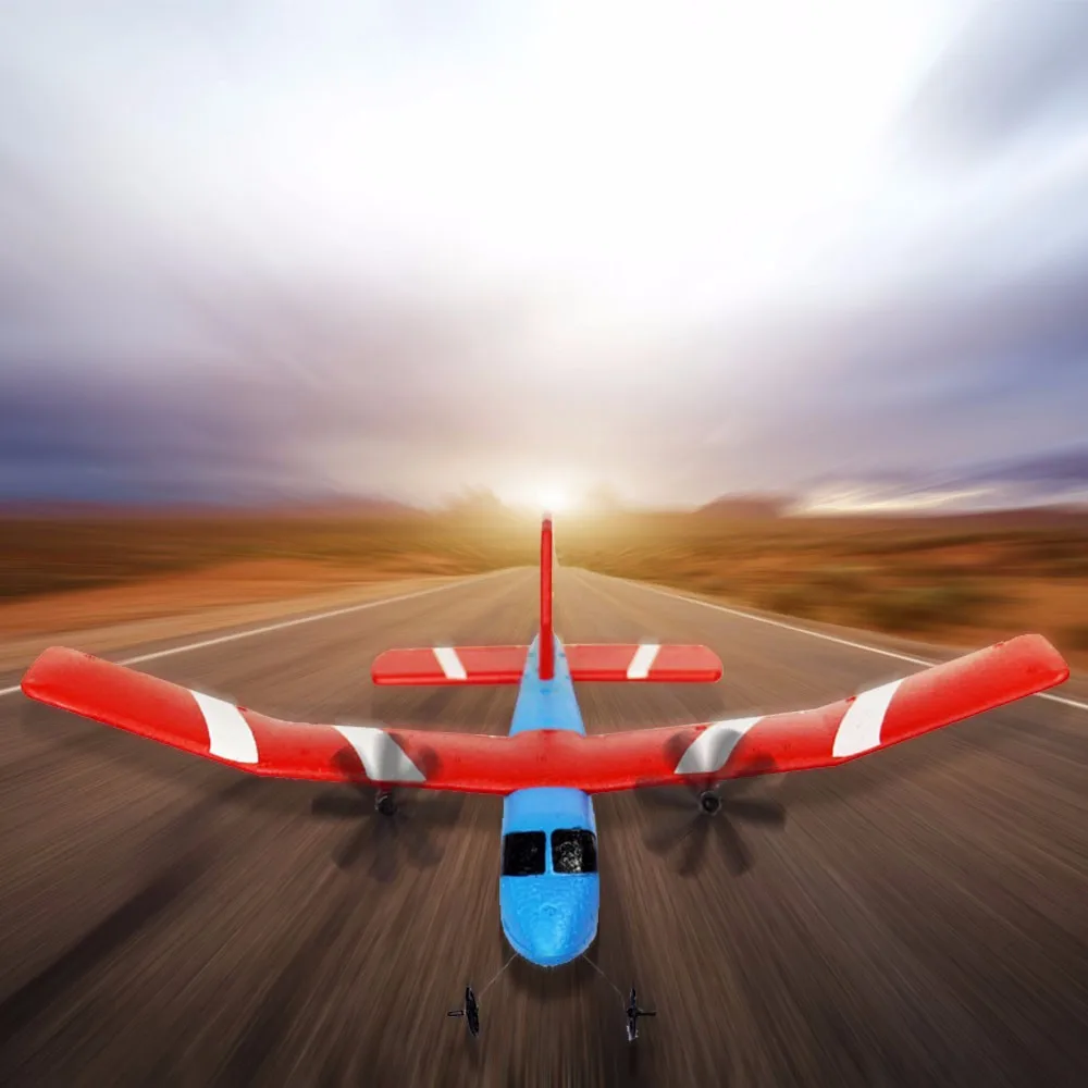 RC FX-805 Fly Bear glider 2.4G 2CH RC Airplane Fixed Wing Plane OutdoorTwo-Way Fixed Wings Remote Control Model Planes Kids Gift