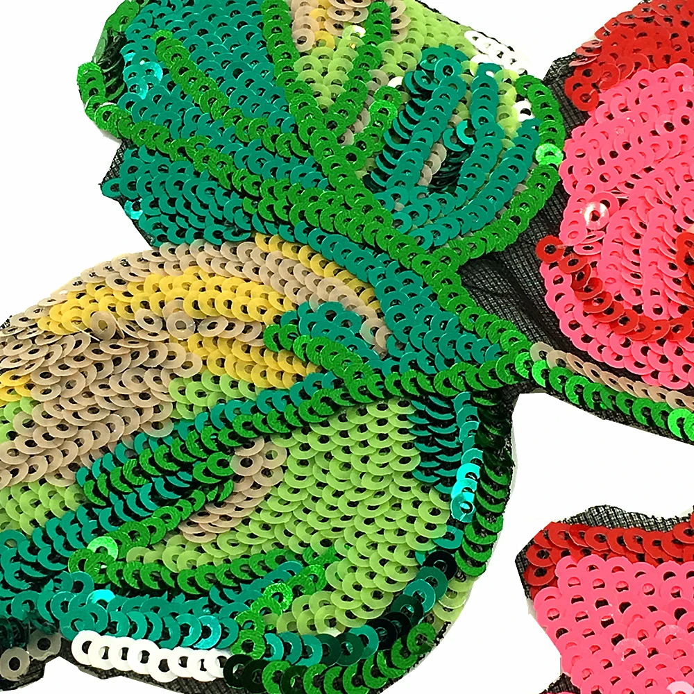 2 шт. патчи с блестками 22 х18 см|flower patch|patches for clothingflower patches clothing |