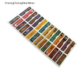 

ChengChengDianWan Custom Design for Nintendo Gameboy Advance Label Sticker For GBA Console Back Tag 20sets/lot=560pcs/lot