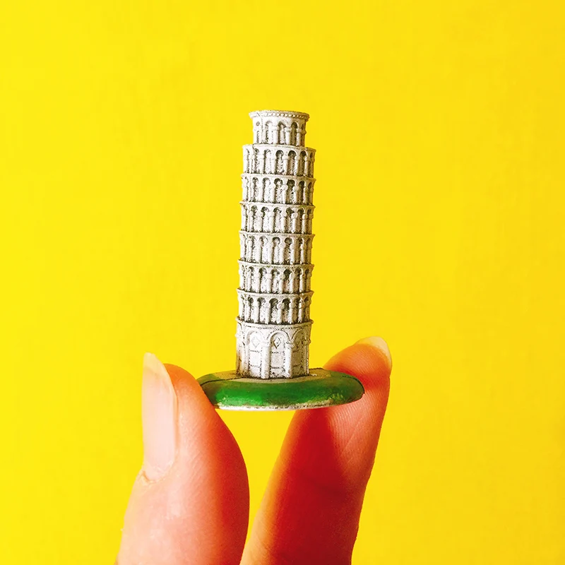 

sale~1Pcs Leaning Tower/fairy garden gnome/moss terrarium home decor/crafts/bonsai/bottle garden/miniatures/toy/model