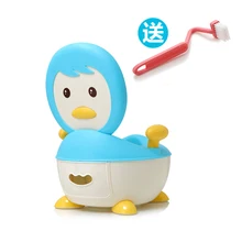 Туалет детей для приучения к горшку утки для мальчиков и девочек Портативный горшок туалет младенческой горшок Младенцы туалета горшок Мультфильм Курица туалеты