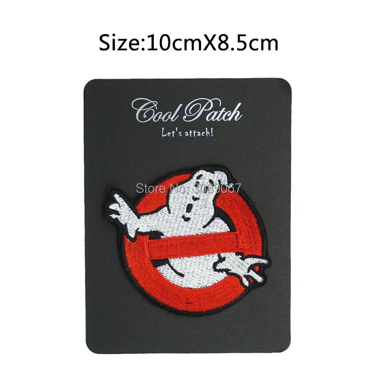 Ghostbuster эмблема байкерские ретро эмо Аппликация в стиле рокабилли пришить/клеевая