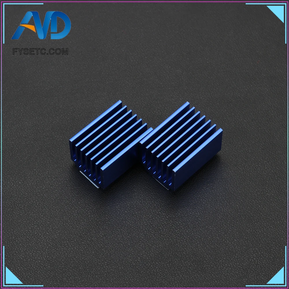 2 шт. радиатор для блока охлаждения FYSETC TMC2100 TMC2208 V1.2 TMC2130 V1.0 V1.1|Детали и аксессуары