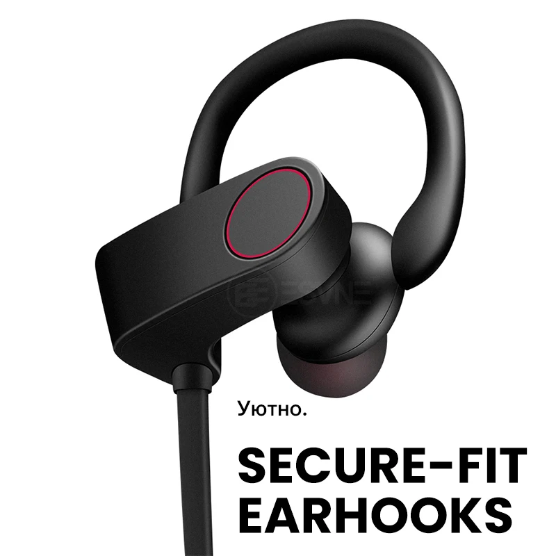 Esvne Sports Bluetooth earphone with Mic active noise cancelling Wireless Headset for phones and music apple iphone xiaomi