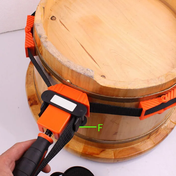 

Multifunction Binding Belt Clamp Nylon TPR Handle Polygons Angle Clip 4 Yards With 4M Belts Woodworking Tool 88 WWO66