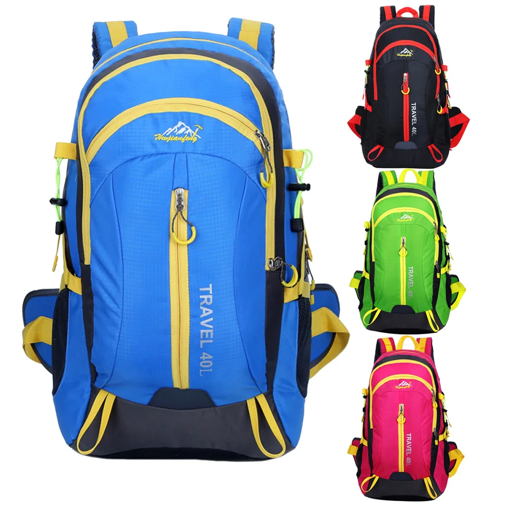 High Quality Waterproof Nylon Sport Backpack Soft Padded Straps 4Colors