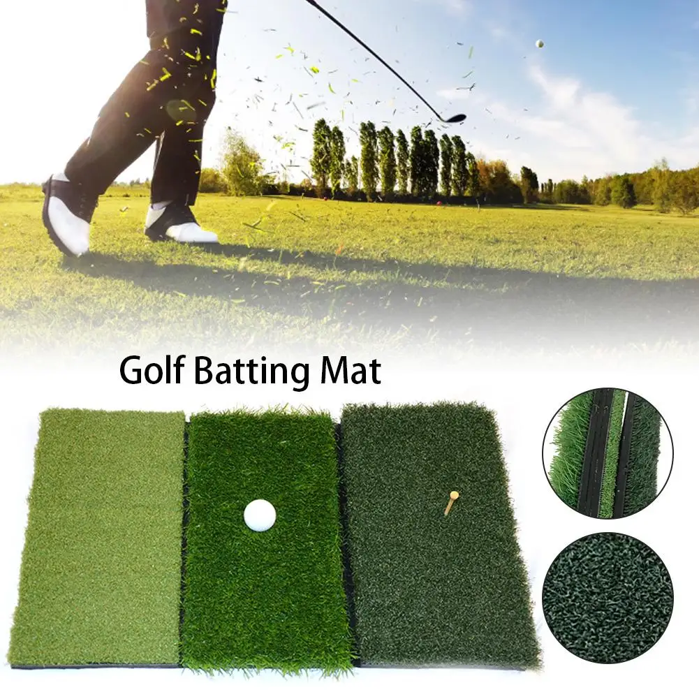 

3-in-1 63*42CM Golf Multi - Function Hitting Pad Personal Folding Mat Indoor Outdoor Swing Training Mat Golf Batting Mat