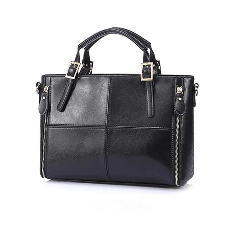 

BERAGHINI Luxury Brand Women Totes Bag PU Leather Crossbody Bag for Female Large Capacity Shoulder Bag Black Ladies Handbags