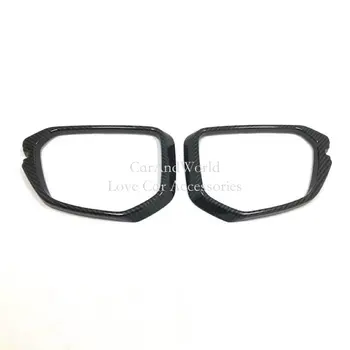 

For Honda Civic 10th 2016-2019 Side Door Rear View Mirror Rain Eyebrow Cover Rearview Trims Carbon Fiber Molding Car Accessories