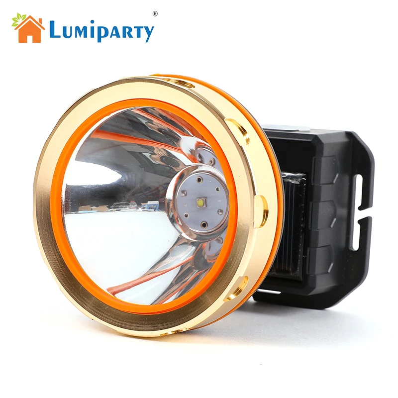 LumiParty Head-mounted Outdoor Floodlight lamp Solar Powered USB Charging 3 Model Lighting for Activities | Освещение
