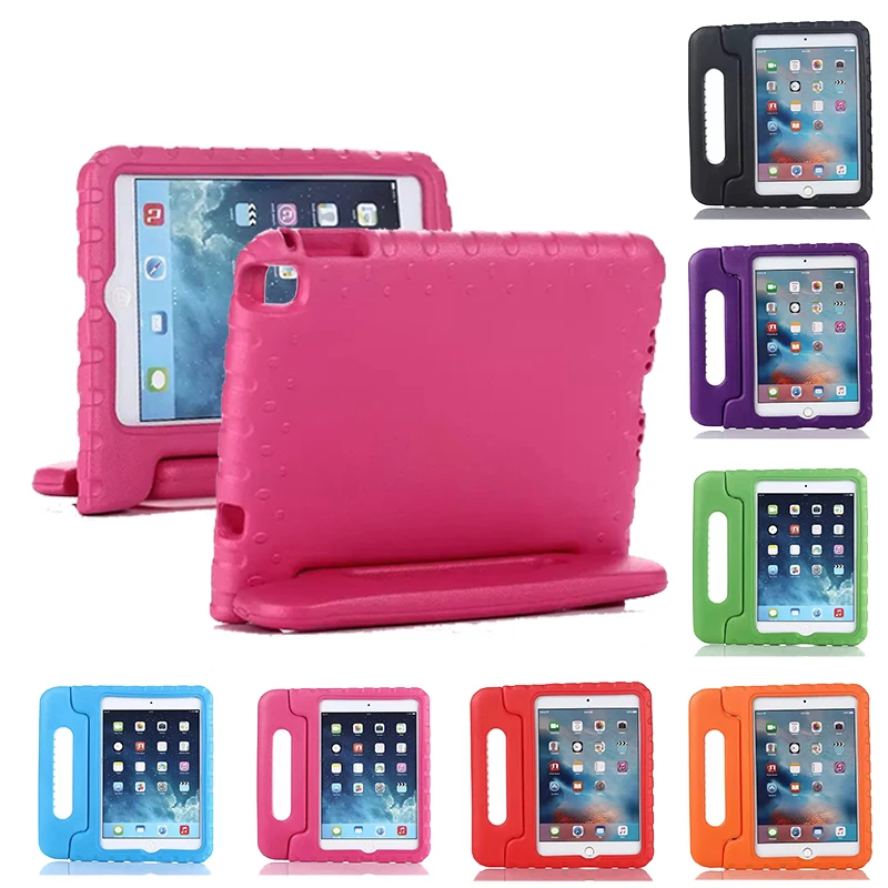 

Kid Friendly Carry EVA Shockproof Case for IPad Mini 4 7.9 Shockproof Washable Stand Hand Holder Case for IPad Mini 4 7.9''