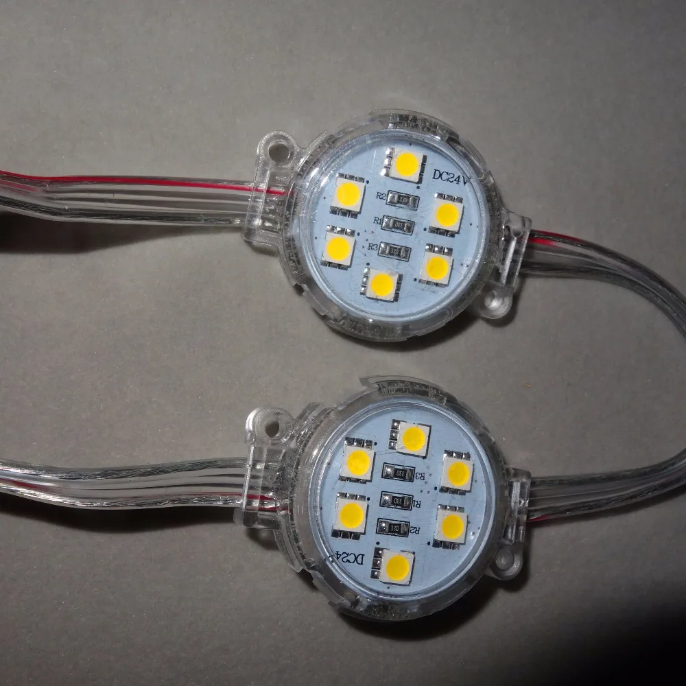 40mm diameter addressable UCS1903 WHITE color 20pcs DC24V pixel module ...