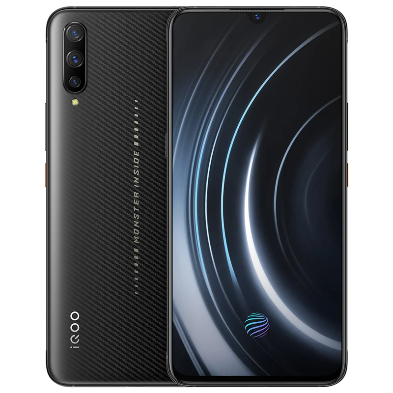

Monter Version vivo iQOO Mobile Phone Snapdragon 855 NFC Type-C 4000mAh 44W Flash Charging Cool 4D Game 12G 256G Smartphone