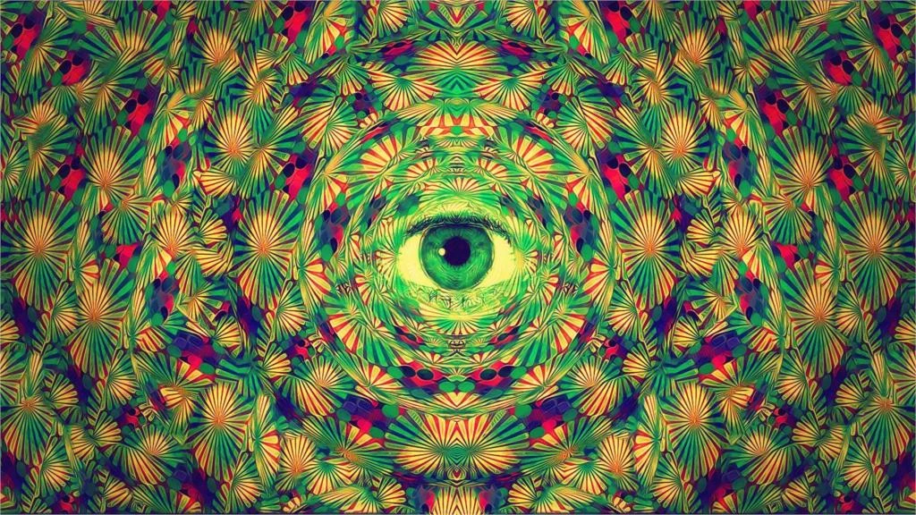 Psychedelique Abstrait Yeux Aysamo Affiche Home Decor Wall Sticker 4 Tailles Livraison Gratuite Aliexpress