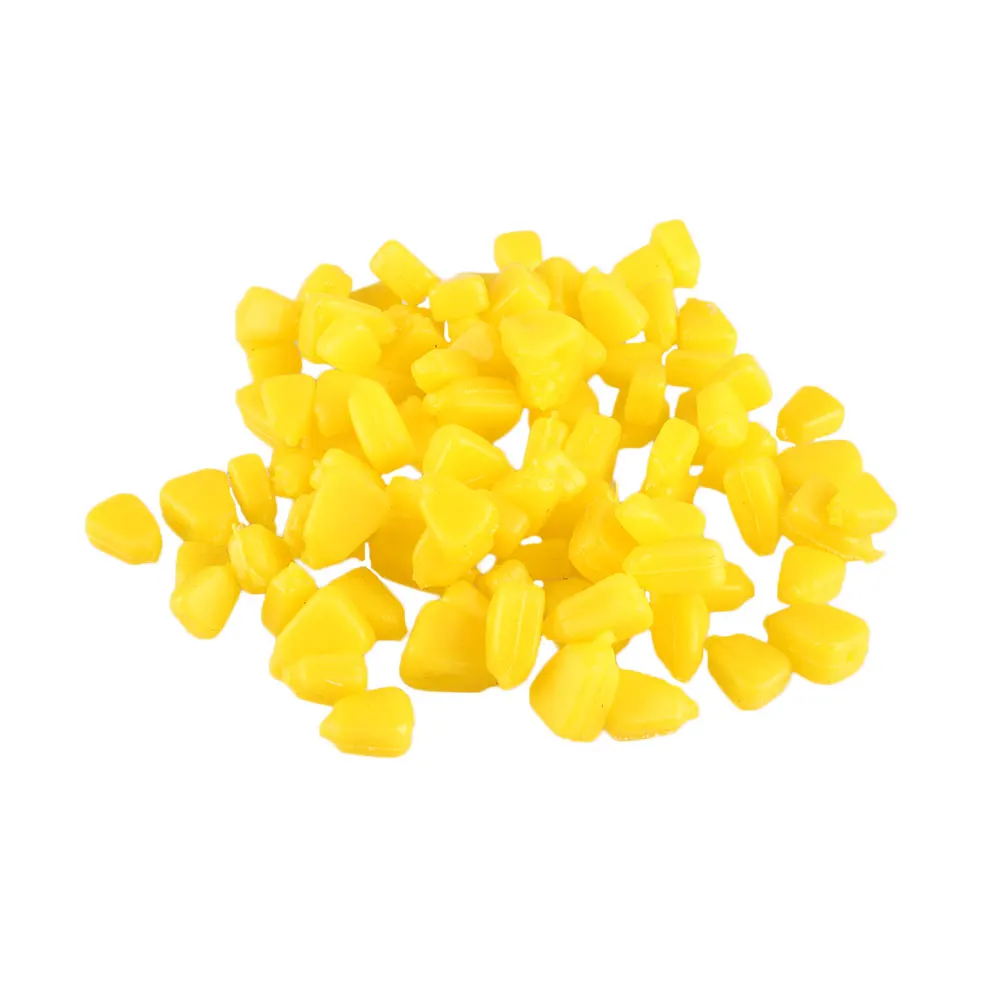 100Pcs Soft Buoyant Corn Kernels Fishing Lures Smell Fish Carp Baits