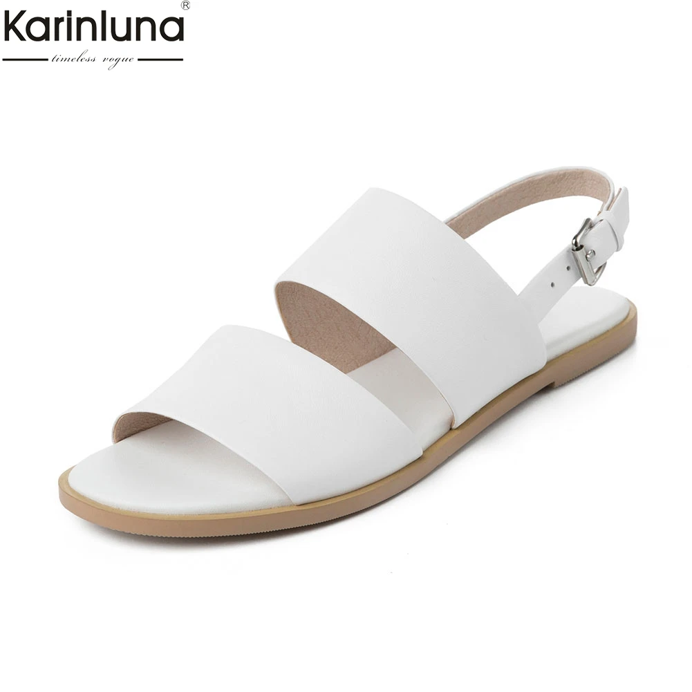 

brand big size 33-43 women's genuine leather women shoes woman casual comfortable summer sandals girl shoes