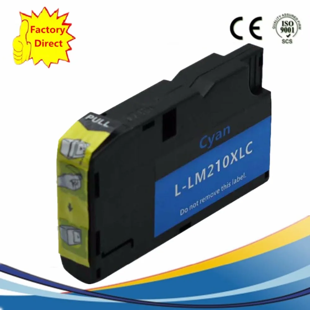 LM210XLBK LM210XL LM 210XL LM210 210 Замена чернильных картриджей для Lexmark OfficeEdge Pro4000c Pro4000 Pro5500