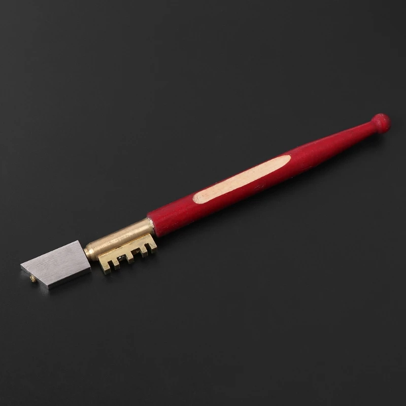 

High Quality Professional Diamond Antislip Wood Handle Oil Feed Glass Cutter Cutting Tools