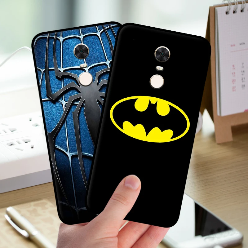Чехол mosirui для Xiaomi redmi note5 силиконовый чехол мягкий с изображением комиксов Marvel