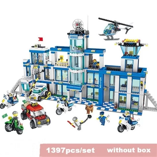 1397 шт., модель действий против террора, строительные блоки, совместимые с городской полицейский участок, серия, набор, детские игрушки для мальчиков, детские подарки - Цвет: no gift box
