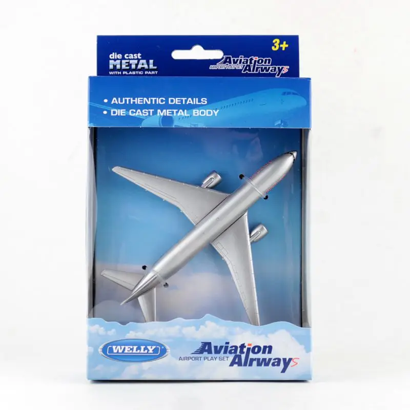 

Welly DieCast Toy Model/Simulation Cargo Transport Aircraft Airplane/Boeing 777 American Airline/Educational Collection/Gift/Kid