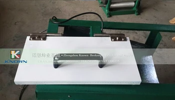 

lap type 42*22 cm beeswax foundation machine/ wax comb mill machine