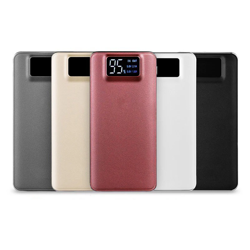 

High Capacity 20000mAh Power Bank Dual USB LED Display Powerbank Portable 2.1A fast charge For iPhone Samsung Huawei Phones