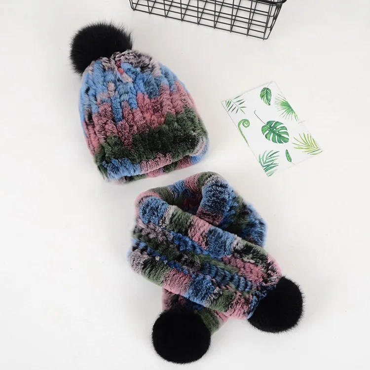 XINYAWEI/Новинка, модный вязаный детский шарф, шапка, комплект из двух предметов, шапка для мальчиков и девочек, аксессуары для волос, Детский
