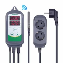Inkbird ITC-308 WIFI cyfrowy regulator temperatury ue usa UK AU wtyczka termostat, 2-etap, 2200W, w/czujnik dla piwowarstwo domowe