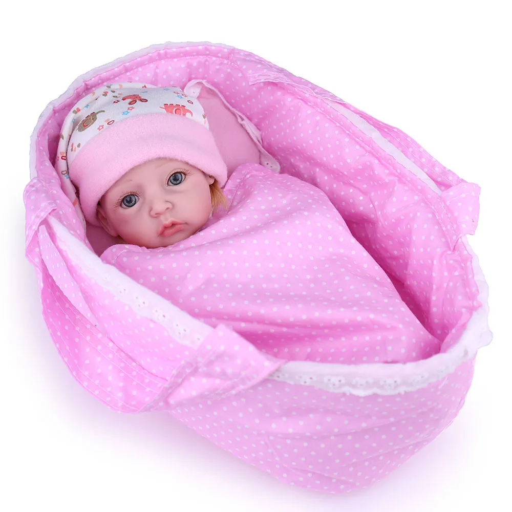 KAYDORA 10 дюймов 25 см Reborn Baby куклы Новорожденные мягкие игрушки девочка подарок все силиконовые Reborn Baby Doll Littie дети