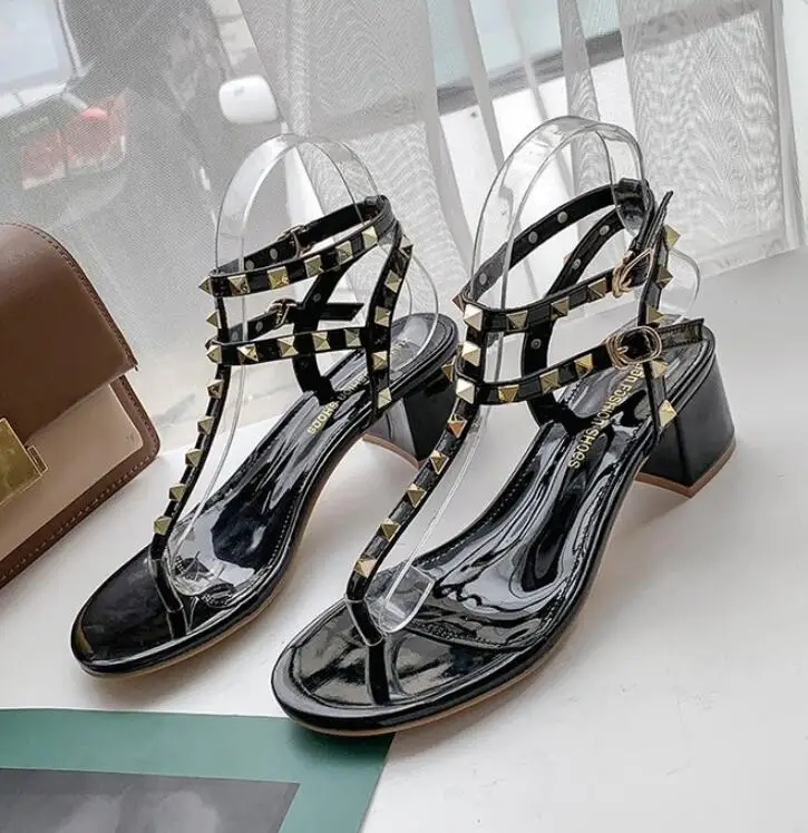 Mhysa/ г., летние модные женские босоножки женские Босоножки с открытым носком и ремешком на щиколотке женские модельные туфли на квадратном каблуке обувь для вечеринок на высоком каблуке 5 см, T837