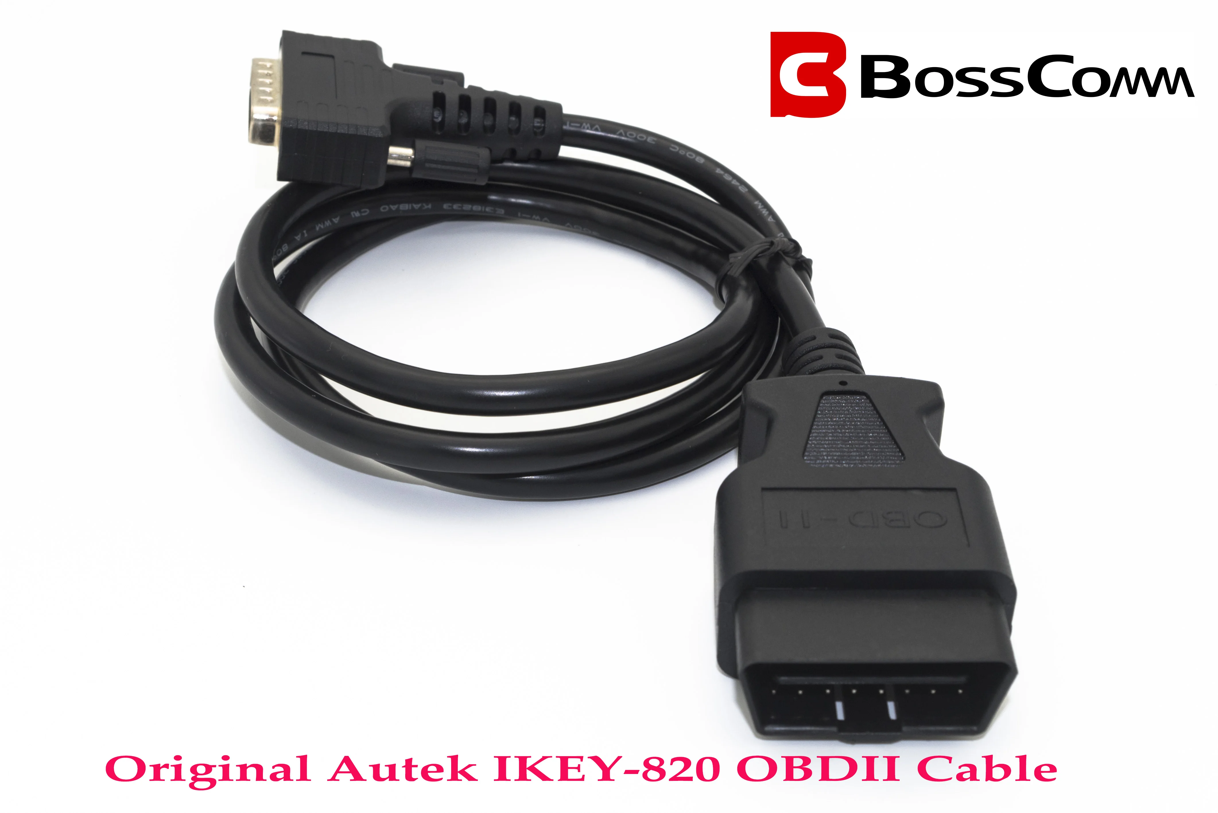 AUTEK IKEY820 Автомобильный ключ Programemr основной шнур OBD2 кабель BossComm инструмент