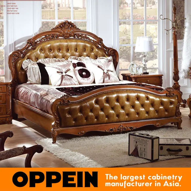 De luxe Lit Traditionnel Avec Cadre En Bois Massif chambre meubles ... De luxe Lit Traditionnel Avec Cadre En Bois Massif chambre meubles ...