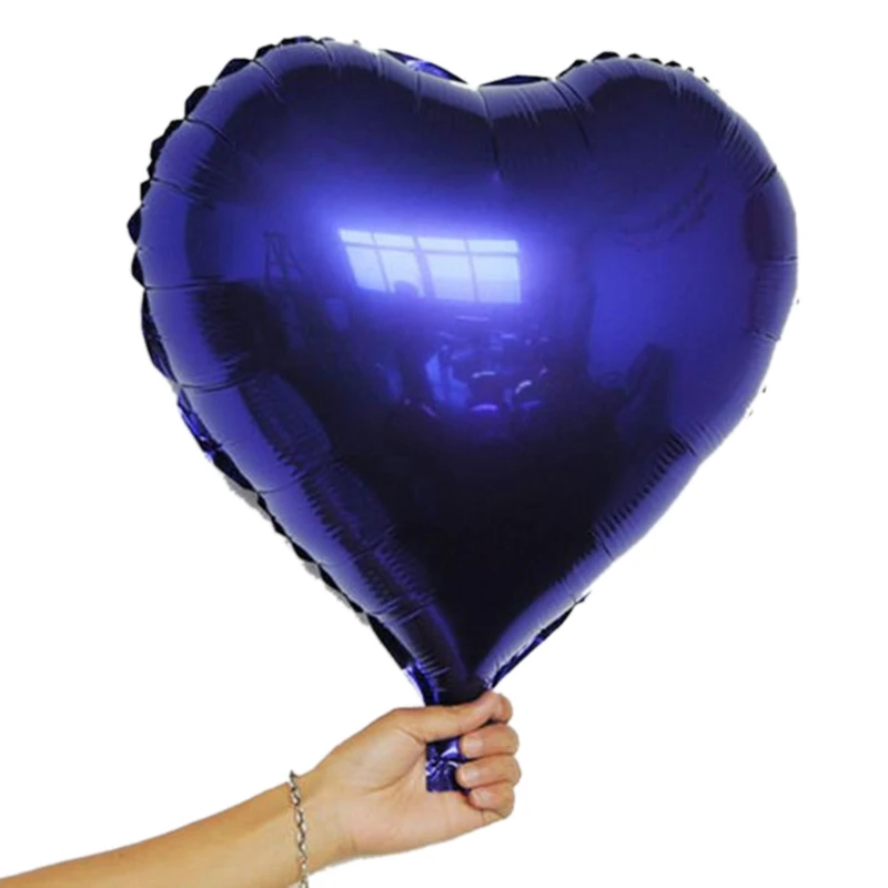 

18 " Love Heart-shaped Foil Balloons Latex Wedding Balloons Birthday Anniversary Balloon New Party Decoration