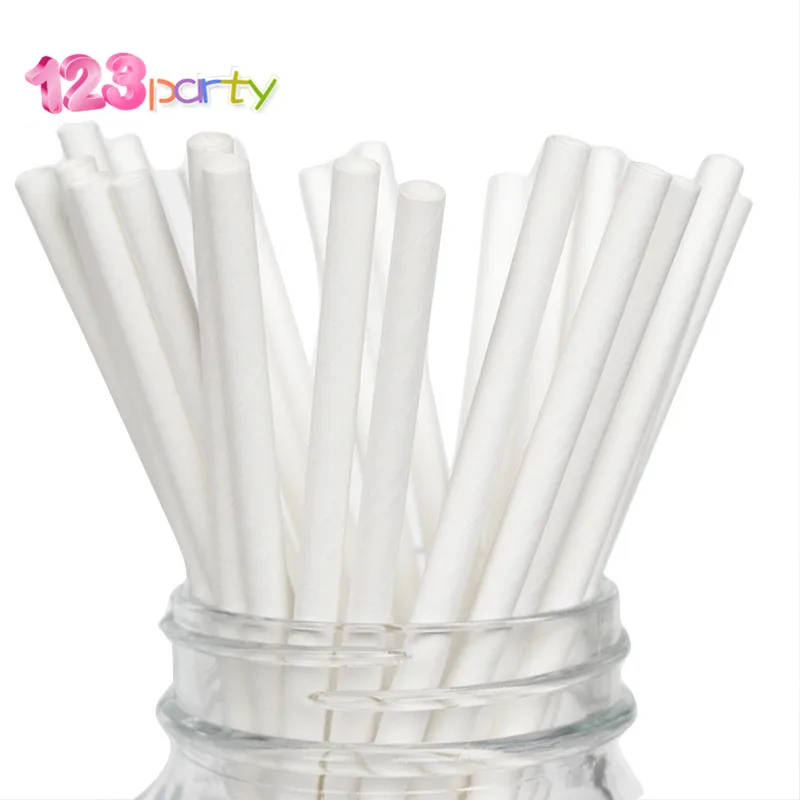 

123 50pcs Paper Straws White Paper Stripe Retro Vintage Stripe Party Chevron Drinking Straws Kids Birthday Wedding Christmas