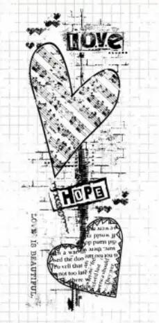 

Background of love Transparent Clear Silicone Stamp/Seal for DIY scrapbooking/photo album Decorative clear stamp sheets A1769