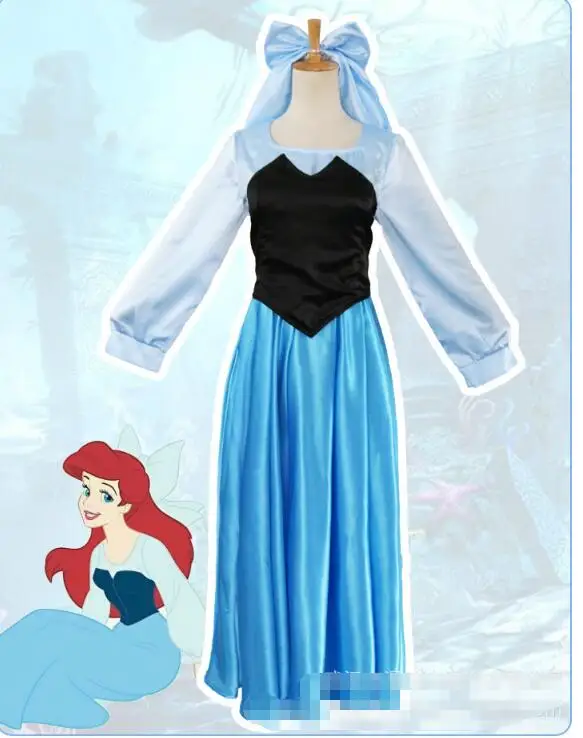 Ainiel Movie The Little Mermaid Princess Ariel Dress Mermaid Cosplay Costume