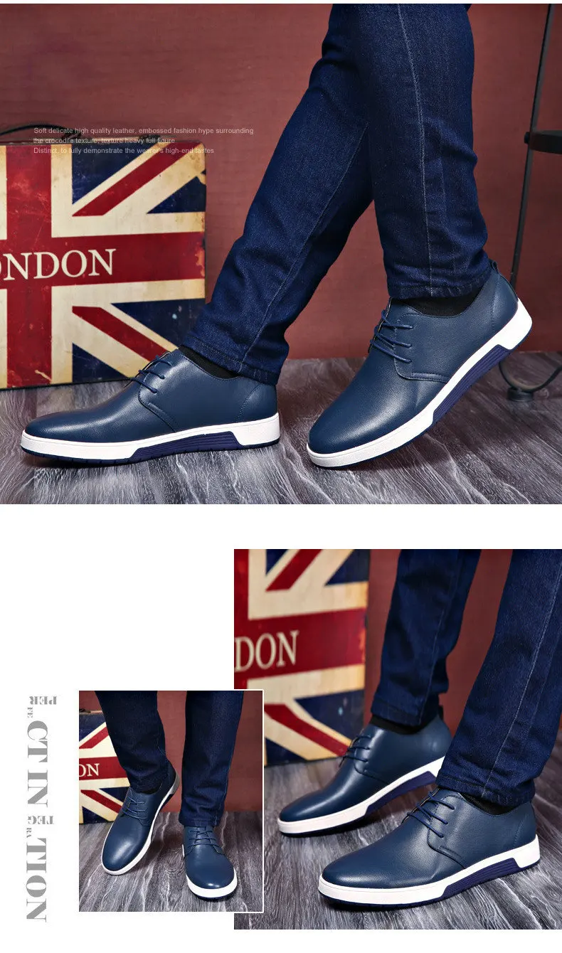 Роскошная брендовая мужская обувь; кожаная мужская повседневная обувь; модная мужская обувь для взрослых; цвет черный, синий, коричневый; обувь на плоской подошве для мужчин; Вулканизированная обувь