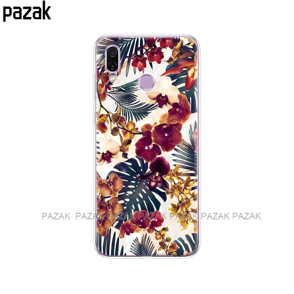 34373 Мягкий силиконовый чехол для huawei Honor Play 6,3 ''мягкая термополиуретановая накладка на заднюю панель чехол s для huawei Honor Play чехол etui сумки бампер - Цвет: 34373