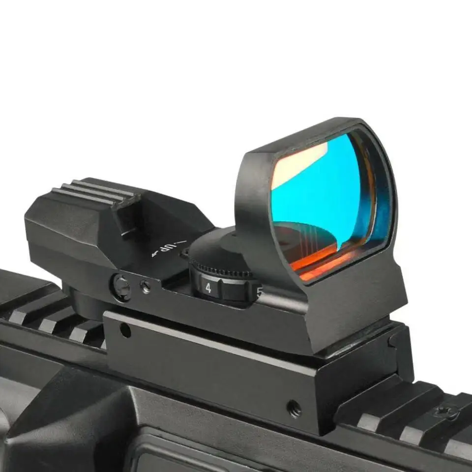 

NEW Riflescope Red Dot 4 Reticle Reflex Scope Sight with 4 Type Reticle For 20mm Rails