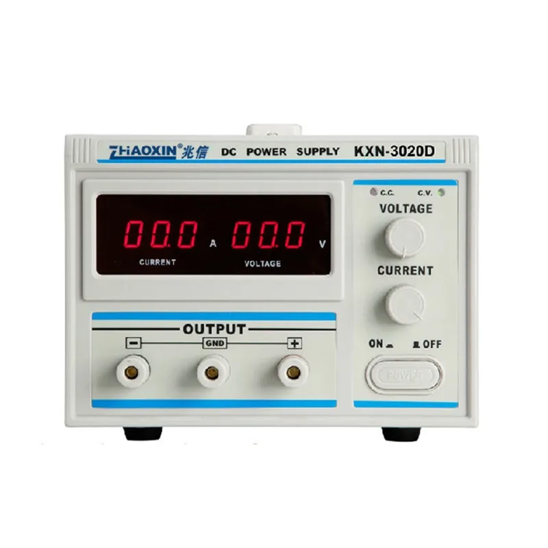 baratas 30V20A KXN 3020D DC fonte de alimentação ajustável de alimentação 30 V 20A LED de Alta Potência de Comutação fonte de Alimentação DC Variável 220 V