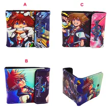 Японская игра-Аниме ACG Kingdom Hearts Sora Aqua Kair Ventus PU короткий кошелек красочная печать 3 типы на выбор