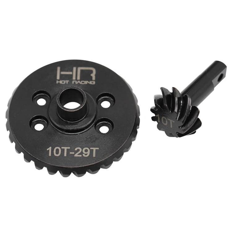 

Hot Racing Steel Helical Spiral Differential Ring/Pinion Gear Set (29t/10t) for 1/10 Traxxas E-Revo EMAXX TMAXX SLASH 4X4 XO-1
