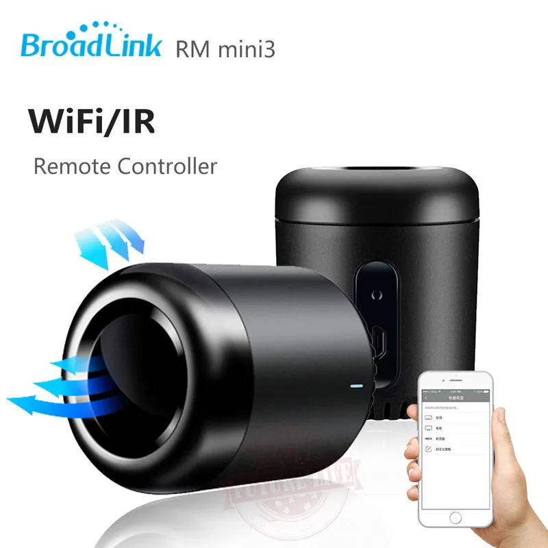 

Original Broadlink RM Mini3 for Smart Home Automation,WiFi+IR,Universal Intelligent,smart phone Wireless Control for IOS android
