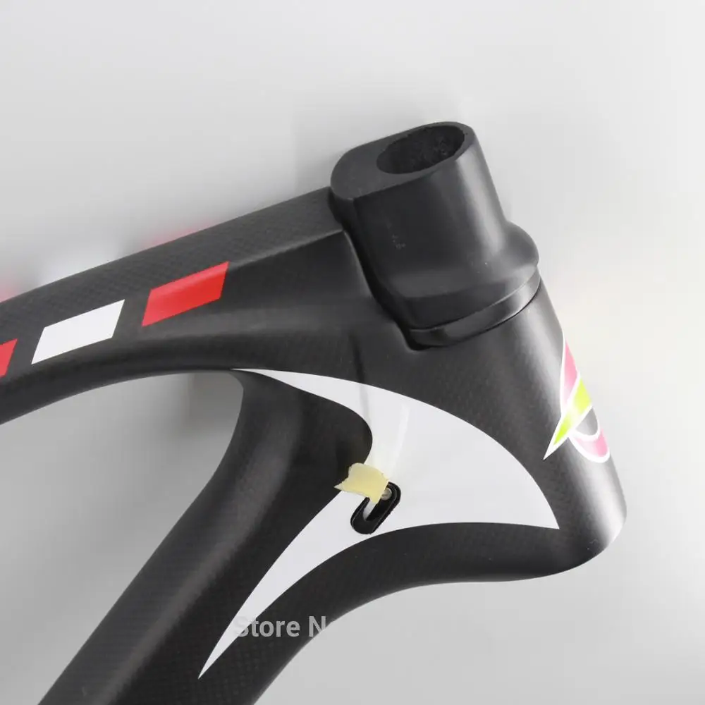 Excellent Brand New QILEFU Mountain bike matte 3K full carbon fibre MTB bicycle disc brake carbon frame thru axle 27.5/29er Free shipping 4